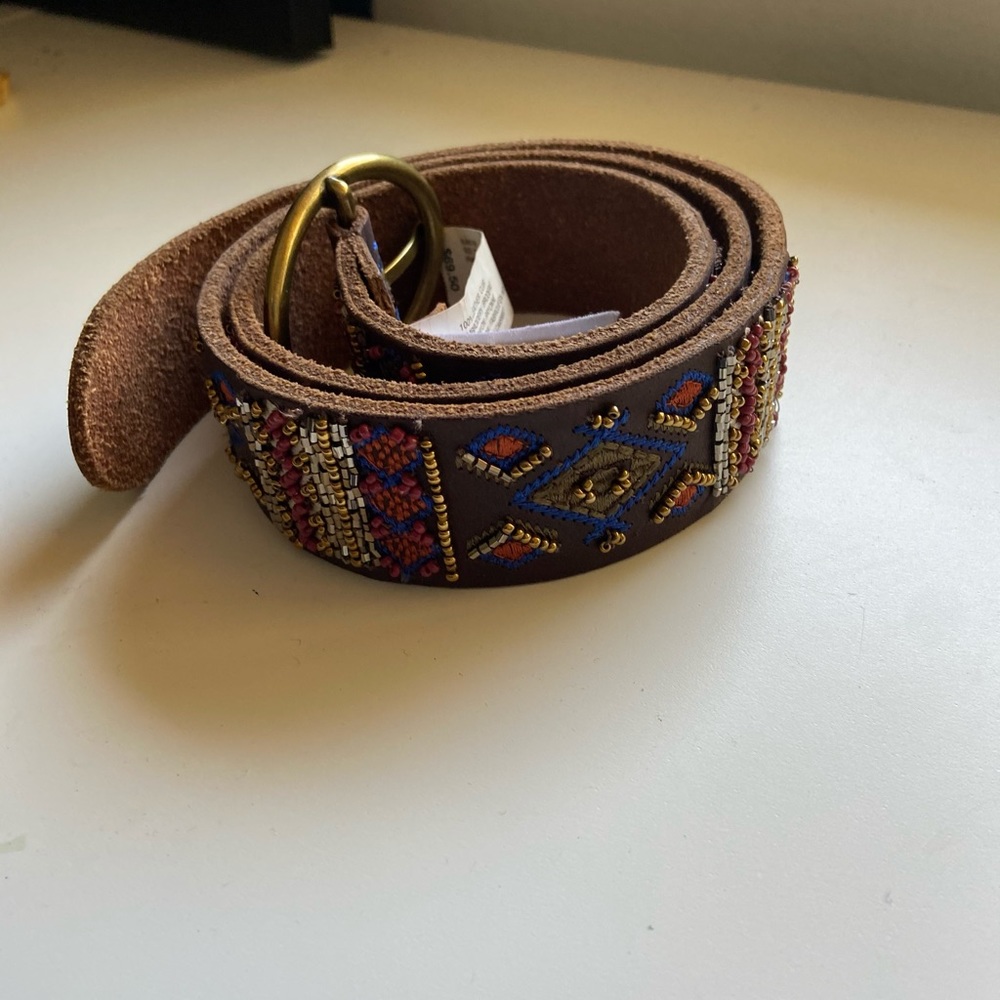 Belt broidered lucky 🍀 brand